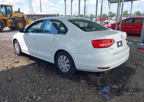 2015 Volkswagen Jetta 2.0L S z USA, uszkodzony, nr VIN 3VW2K7AJ0FM303477